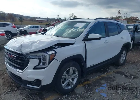 2022 GMC Terrain Fwd Sle from USA, damaged, VIN 3GKALMEV3NL184940